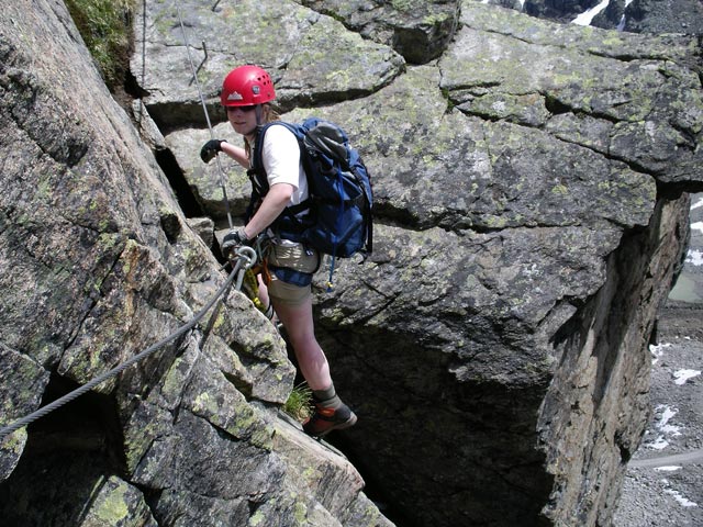 Kleinlitzner-Klettersteig: Daniela
