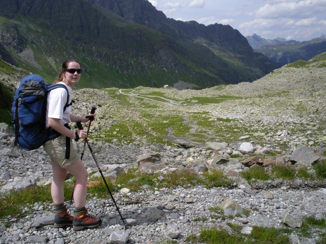Daniela auf den Schwarzen B&ouml;den