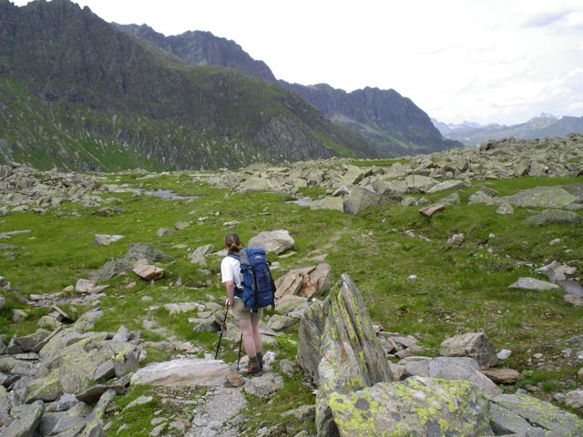 Daniela auf den Schwarzen B&ouml;den