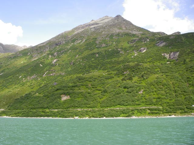 Schattenkopf und Kresperspitze vom Vermuntstausee aus