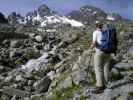 Daniela auf Weg 302 zwischen Kromerbach und Saarbrückner Hütte