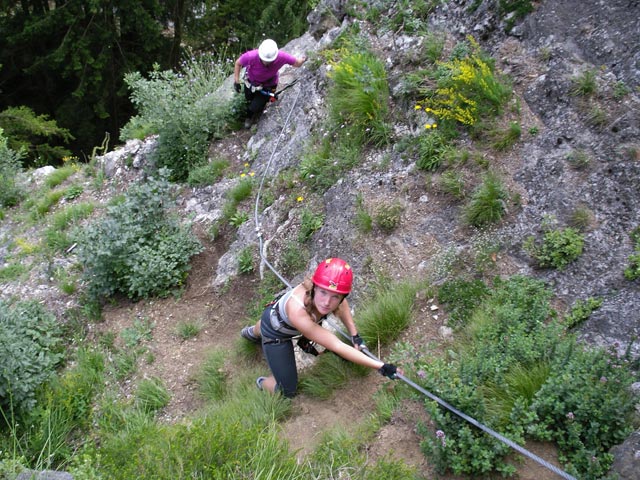 Koflwand-Klettersteig: Ingrid und Doris (8. Juli)
