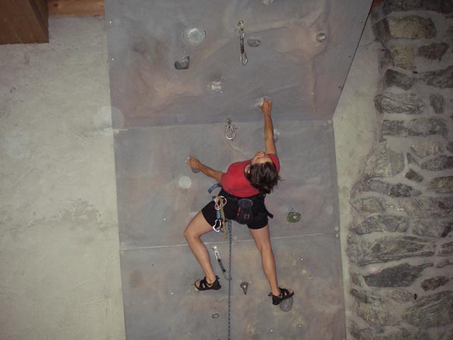 Heike im Alpenvereinshaus Lienz (9. Juli)