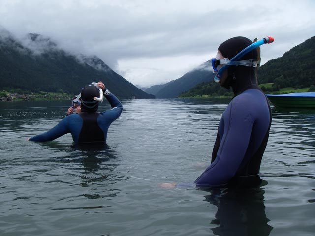 ?, Theresa und Wolfgang im Wei&szlig;ensee (10. Juli)