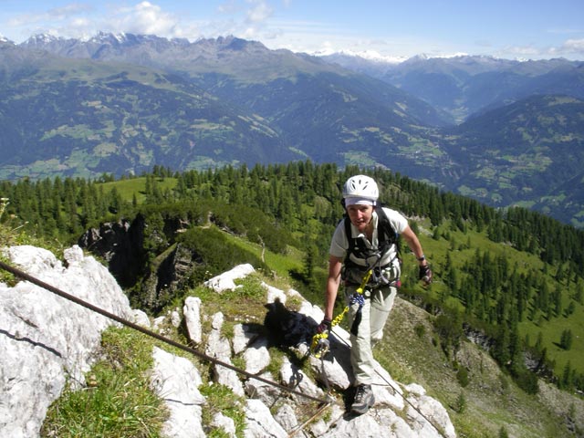Zellink&ouml;pfe-Klettersteig: Christine (13. Juli)