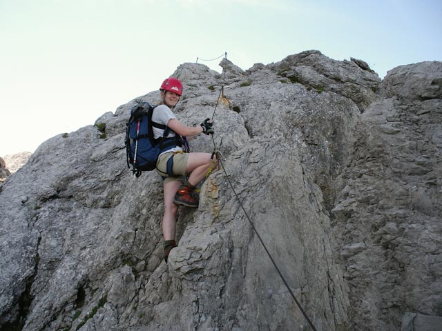 Zellink&ouml;pfe-Klettersteig: Daniela (13. Juli)