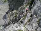 Winkelturm-Klettersteig: Andreas, Edith, Irmgard und Daniela (8. Juli)