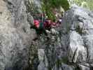 Via Ferrata Michielli Albino Strobel: Daniela, Doris, Irmgard und Brigitte  (11. Juli)