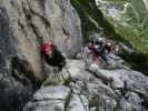 Via Ferrata Michielli Albino Strobel: Daniela, Doris, Brigitte und Irmgard (11. Juli)