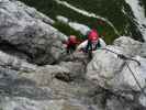 Via Ferrata Michielli Albino Strobel: Doris und Daniela (11. Juli)