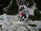 Via Ferrata Michielli Albino Strobel: Daniela, Irmgard und Christine (11. Juli)