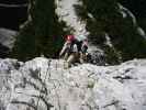 Via Ferrata Michielli Albino Strobel: Daniela, Josef, Edith und Christine (11. Juli)