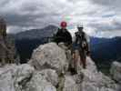 Daniela und ich auf der Punta Fiammes, 2.252 m (11. Juli)