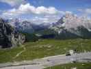 vom Parkplatz des Rifugio Auronzo Richtung Südwesten (12. Juli)