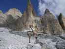 Ich zwischen Rifugio Auronzo und Rifugio Lavaredo (12. Juli)