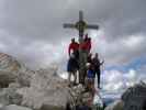 Daniela, Andreas, ich, Michael, Marlies und Josef am Paternkofel, 2.744 m (12. Juli)