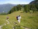 Christine, Heike und Daniela auf der Weißsteinalm (13. Juli)