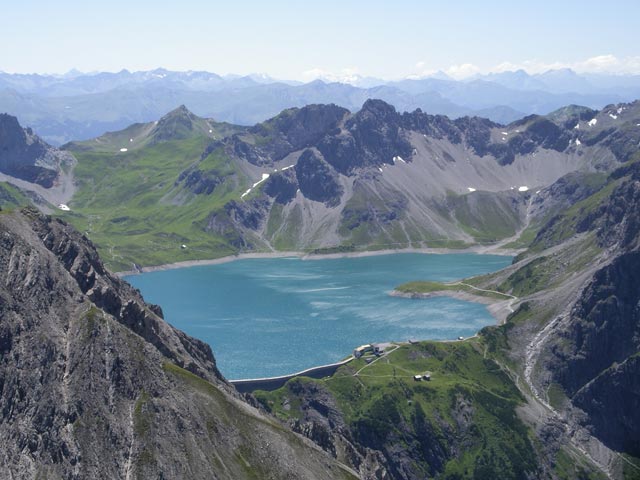 Lünersee vom Saulakopf aus