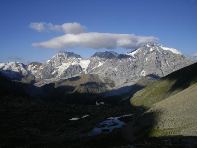 Königspitze, Monte Zebru und Ortler (22. Juli)