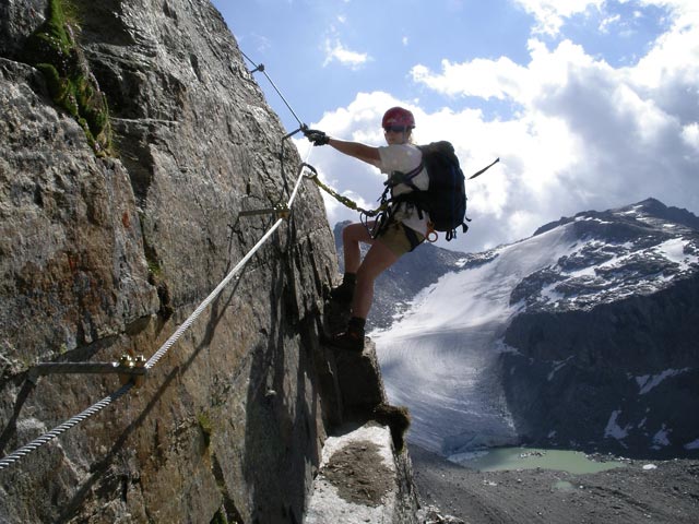 'Neuer Klettersteig': Daniela (22. Juli)