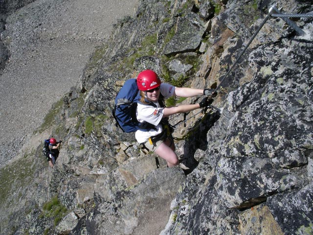 'Neuer Klettersteig': Daniela (22. Juli)