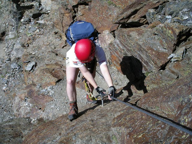 'Neuer Klettersteig': Daniela (22. Juli)