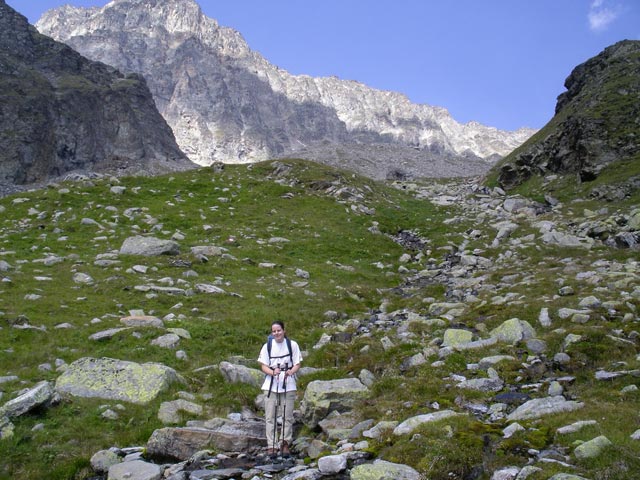 Daniela auf Weg 5 zwischen Ötzstatt und der Schäferhütte (23. Juli)