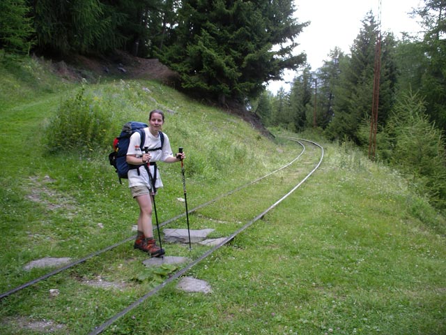 Daniela bei der Marmorbahn (23. Juli)