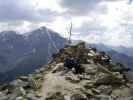 Daniela auf dem Hinteren Schöneck, 3.128 m (21. Juli)