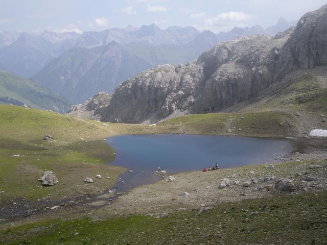 zwischen Schwarzer Milz und Mädelegabel (4. Aug.)