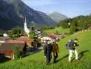 Wolfgang, Theresa und Daniela in Holzgau (4. Aug.)