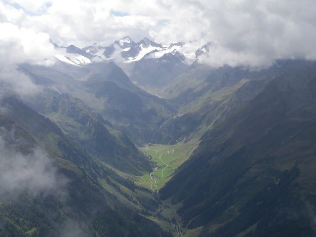 Oberbergtal vom Hohen Burgstall aus