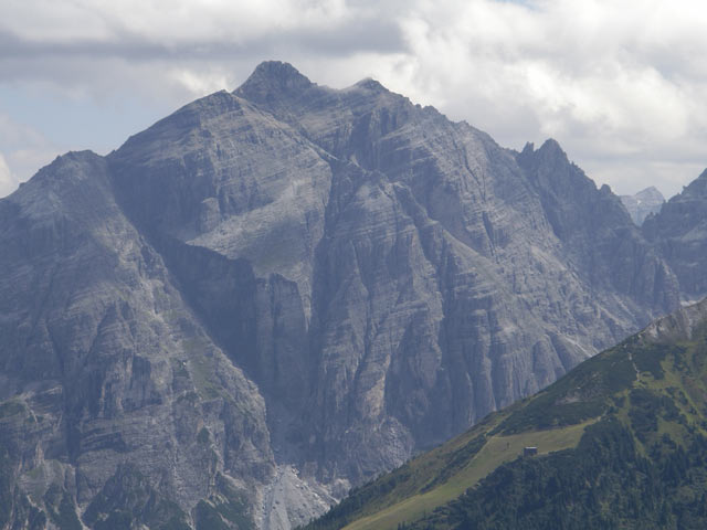 Kirchdach vom Sennjoch aus