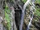 Postalmklamm-Klettersteig: Wasserfallbrücke