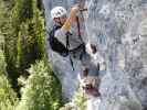 Postalmklamm-Klettersteig: Andreas in der Gamsleckenwand