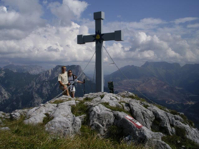 Ich und Daniela am Hochblaser, 1.771 m