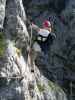 Kaiser Franz Joseph-Klettersteig: Daniela nach dem Adlerhorst