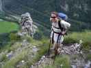 Daniela auf Weg 822 zwischen Senkkögel und Leopoldsteiner See