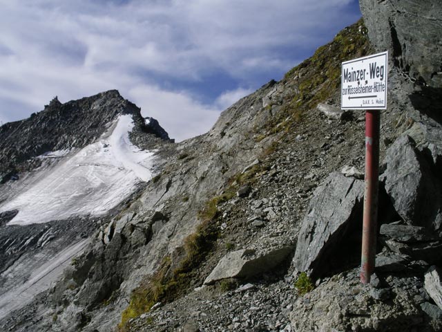 Mainzer H&ouml;henweg zwischen Rettenbachferner und Polleskogel (24. Aug.)