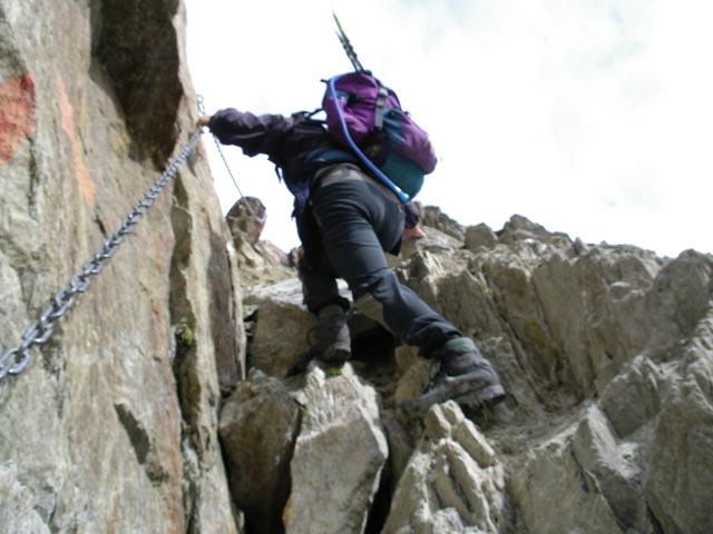 Erich am Mainzer H&ouml;henweg zwischen S&uuml;dlichem Puitkogelferner und N&ouml;rdlichem Puitkogelferner (24. Aug.)