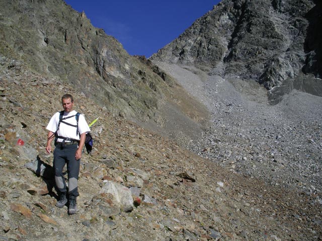 Erich auf Weg 911 im Wei&szlig;maurachkar (24. Aug.)