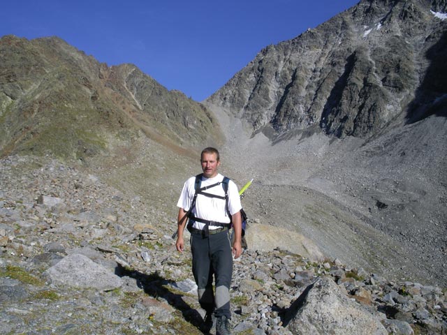 Erich auf Weg 911 im Wei&szlig;maurachkar (24. Aug.)