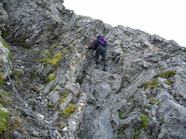 Erich am R&uuml;sselsheimer Weg zwischen Kapuzinerjoch und Oberem Boden (25. Aug.)