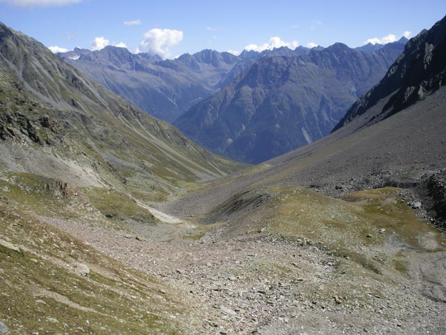 Breitlehntal vom Breitlehnj&ouml;chl aus (25. Aug.)