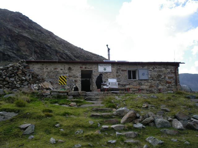 Hauerseeh&uuml;tte, 2.383 m (25. Aug.)