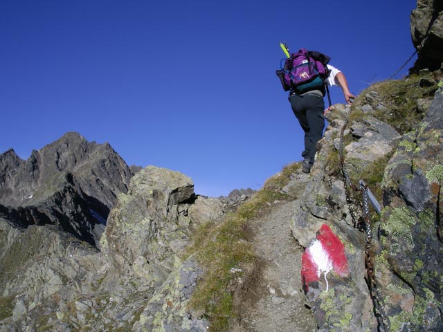 Erich auf Weg 911 zwischen Wei&szlig;em See und Felderj&ouml;chl (26. Aug.)