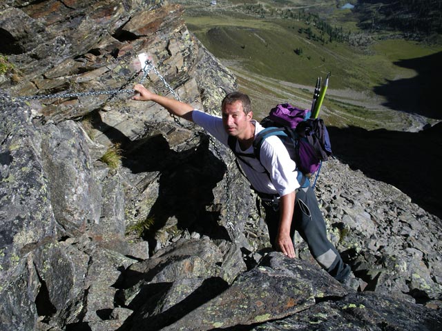 Erich auf Weg 911 zwischen Fernerkar und Frischmannh&uuml;tte (26. Aug.)