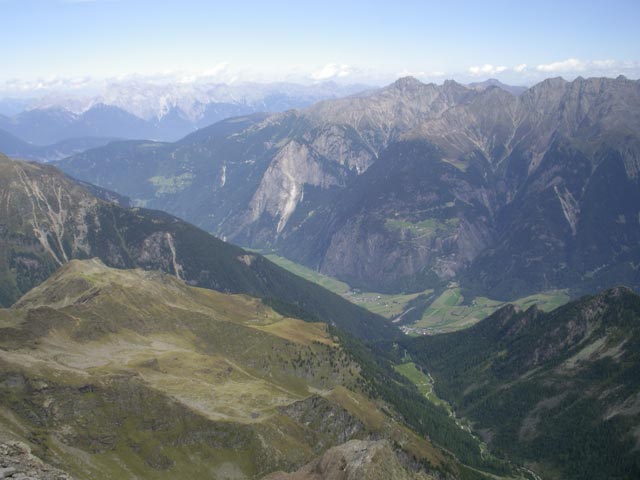 &Ouml;tztal vom Fundusfeiler aus (26. Aug.)
