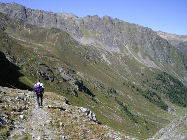 Erich auf Weg 911 zwischen Leiersbach und Wettersee (26. Aug.)