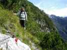 Irene auf Weg 656 zwischen Forc. delle Cenge und Rio Bianco